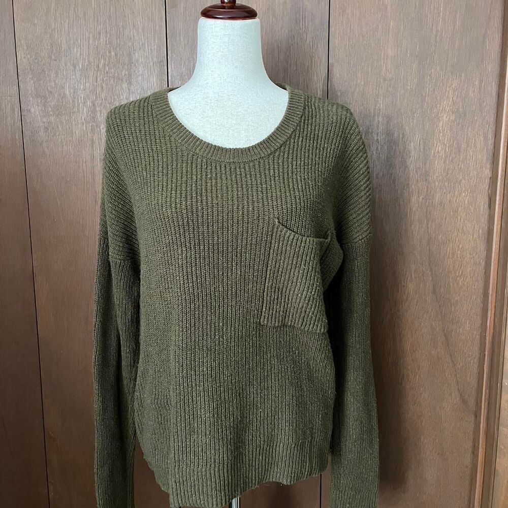 Madewell Women's Olive Green Jumper Sweater
